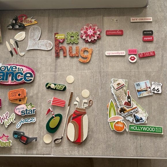 Large Scrapbooking & 3D sticker set - Picture 2 of 7